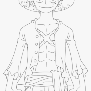 Luffy coloring pages printable for free download