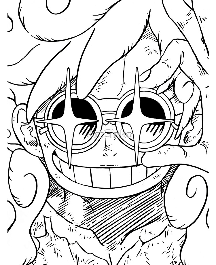 Luffy gear ipad case skin by artginko