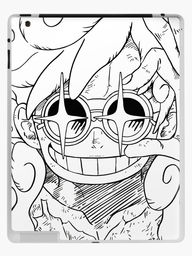 Luffy gear ipad case skin by artginko