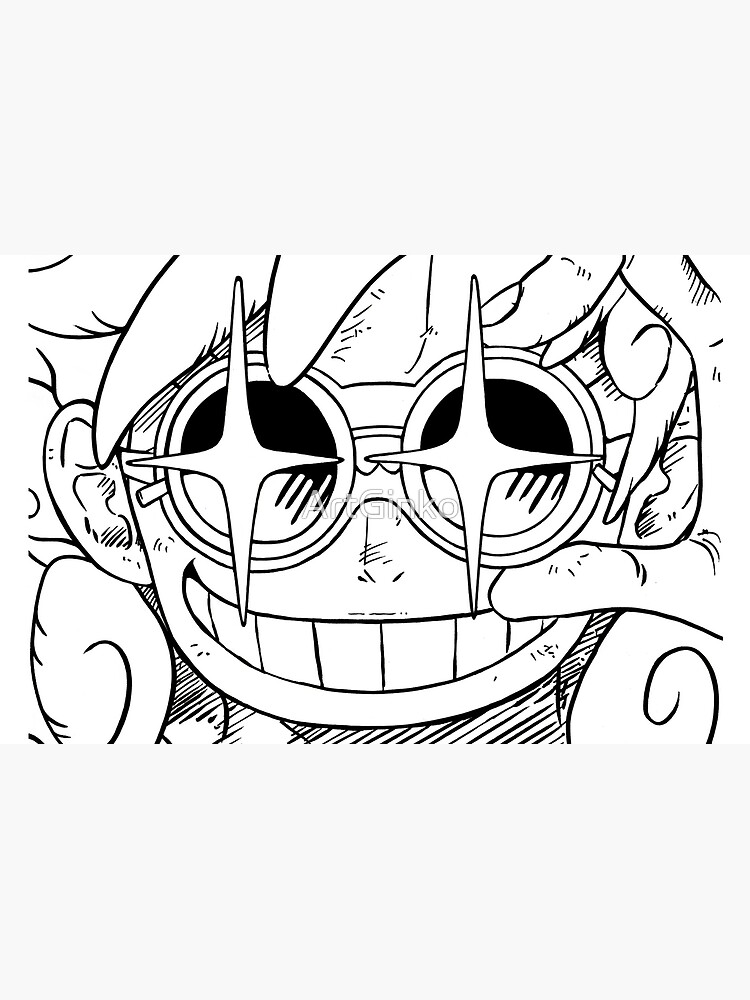 Luffy gear laptop skin by artginko