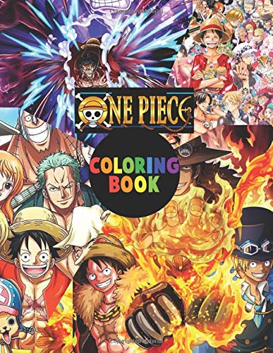 One piece coloring book one piece anime coloring pages for adult coloring book anime and kids best gift for anime lover luffy nami zoro sanji choper x pages on ilippines