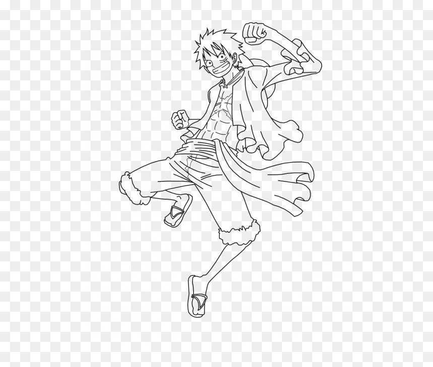 Monkey d luffy coloring pages m png download