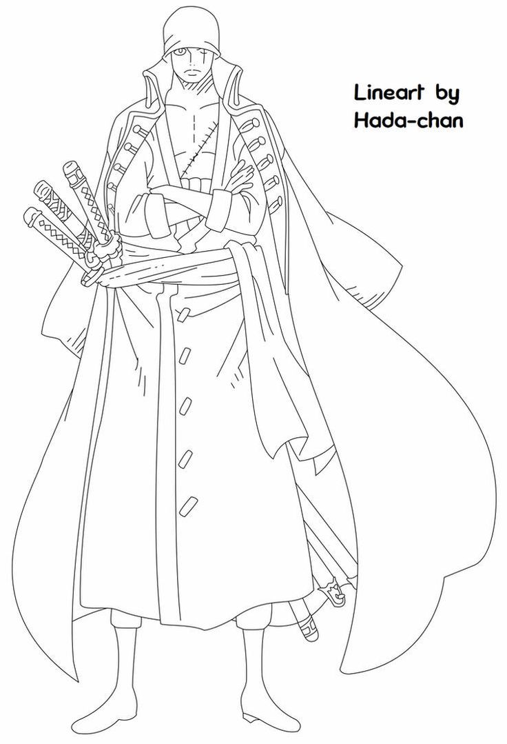 One piece film z brook lineart by hada
