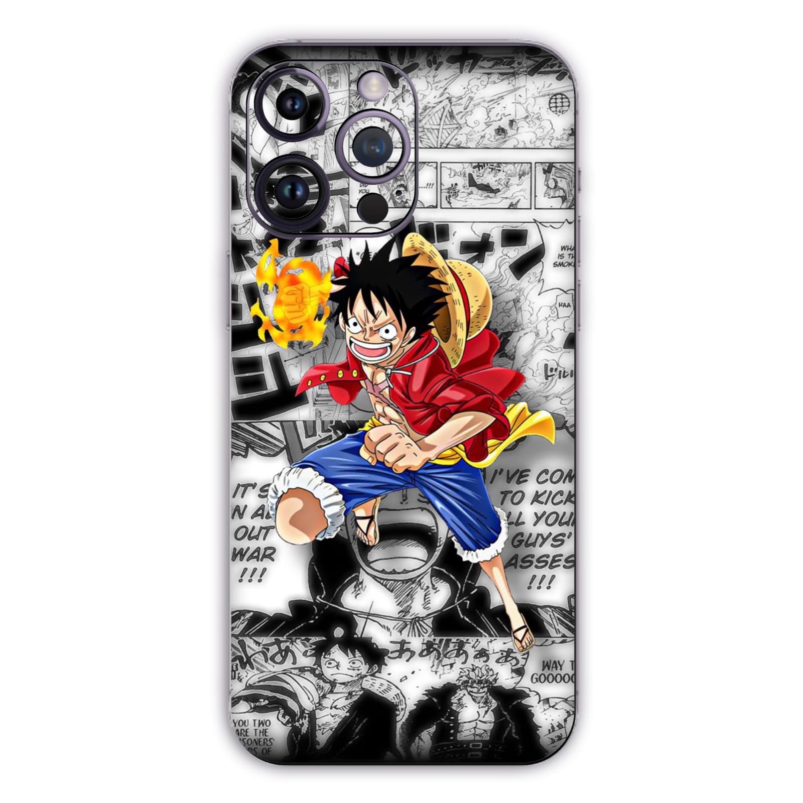 Monkey d luffy black and white background mobile sk â drip it