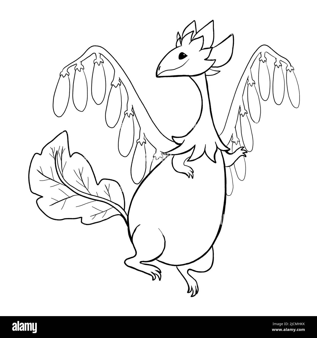 Dragon coloring book hi