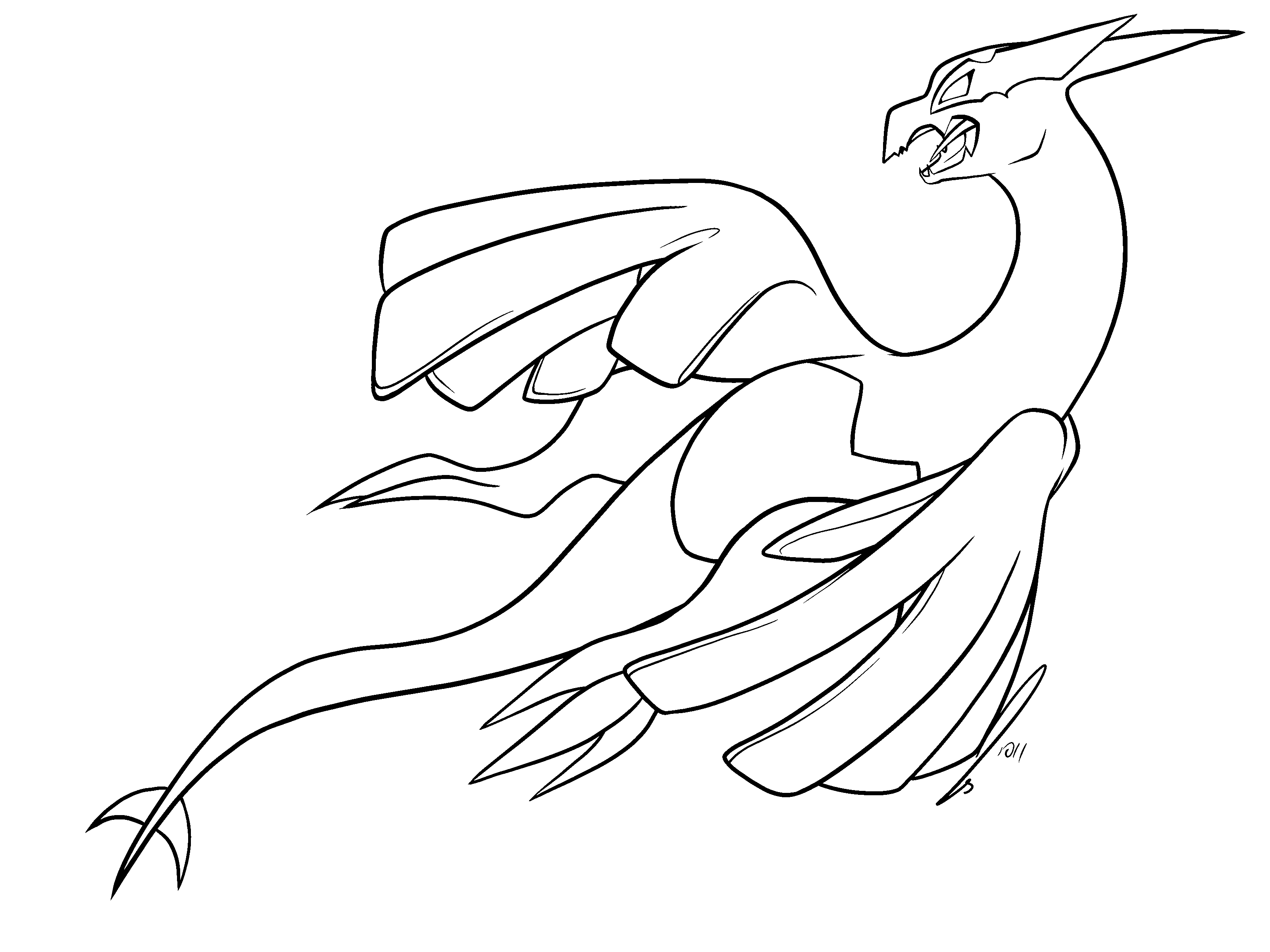 Shadow lugia lines pf by jaclynonacloudlines on