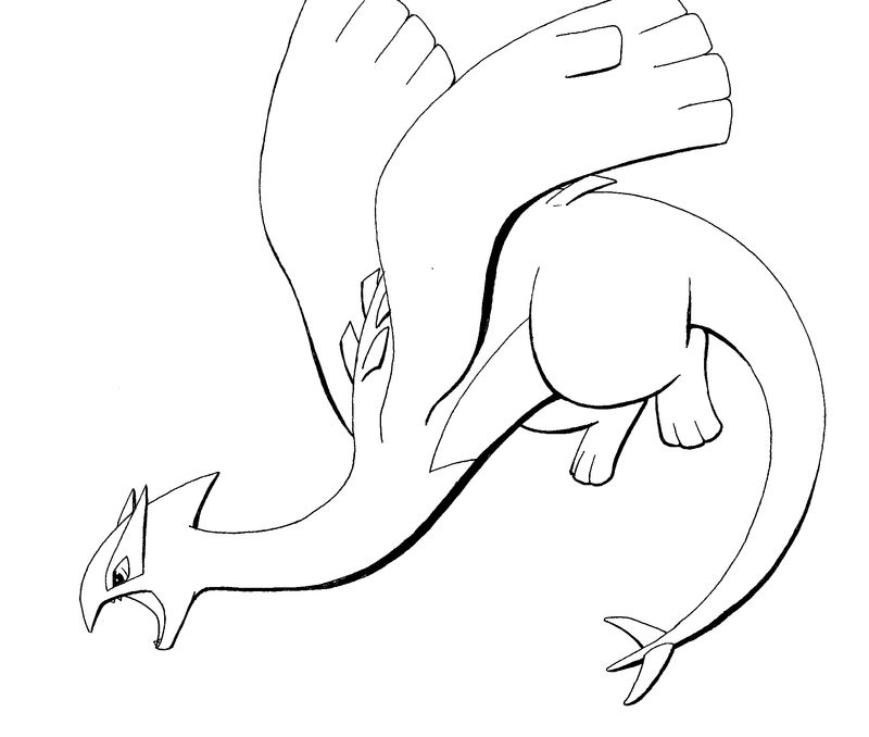 Lugia outline by anotherdistortion on