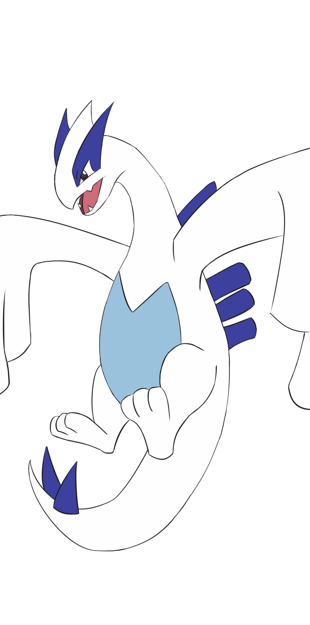 Lugia art i drew rpokemon
