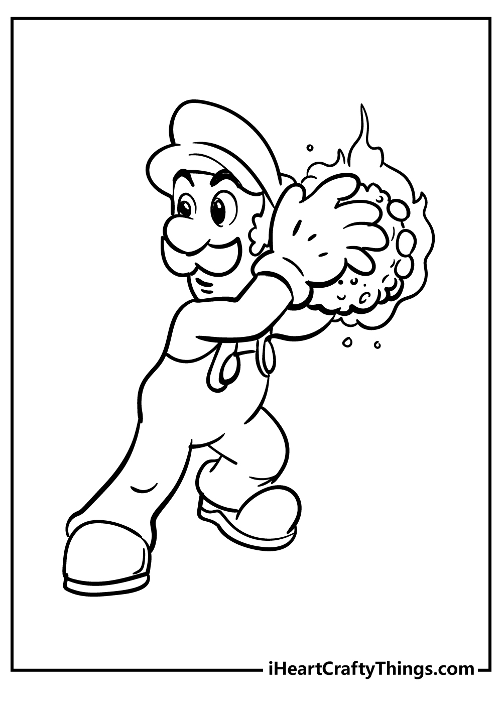 Super mario bros coloring pages free printables
