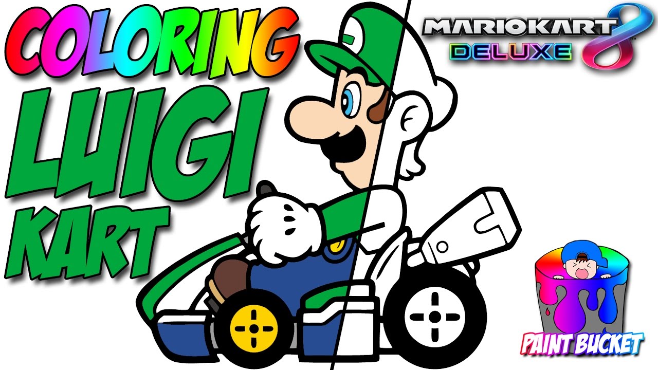Mario kart deluxe luigi