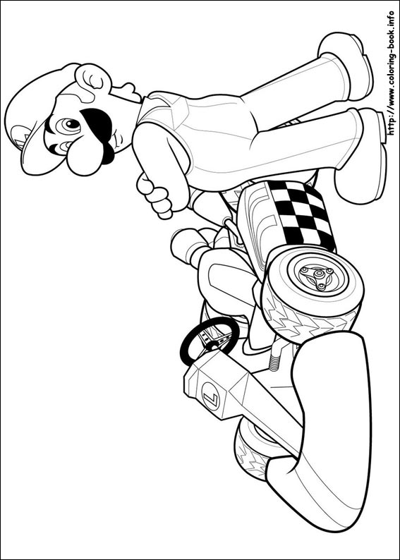 Super mario bros coloring picture