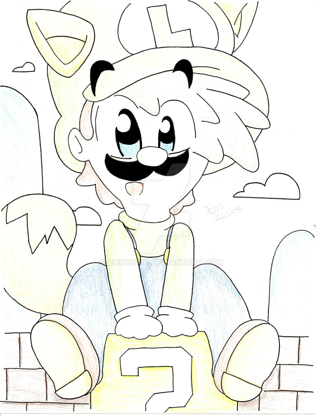 Fox luigi by chibchoo on