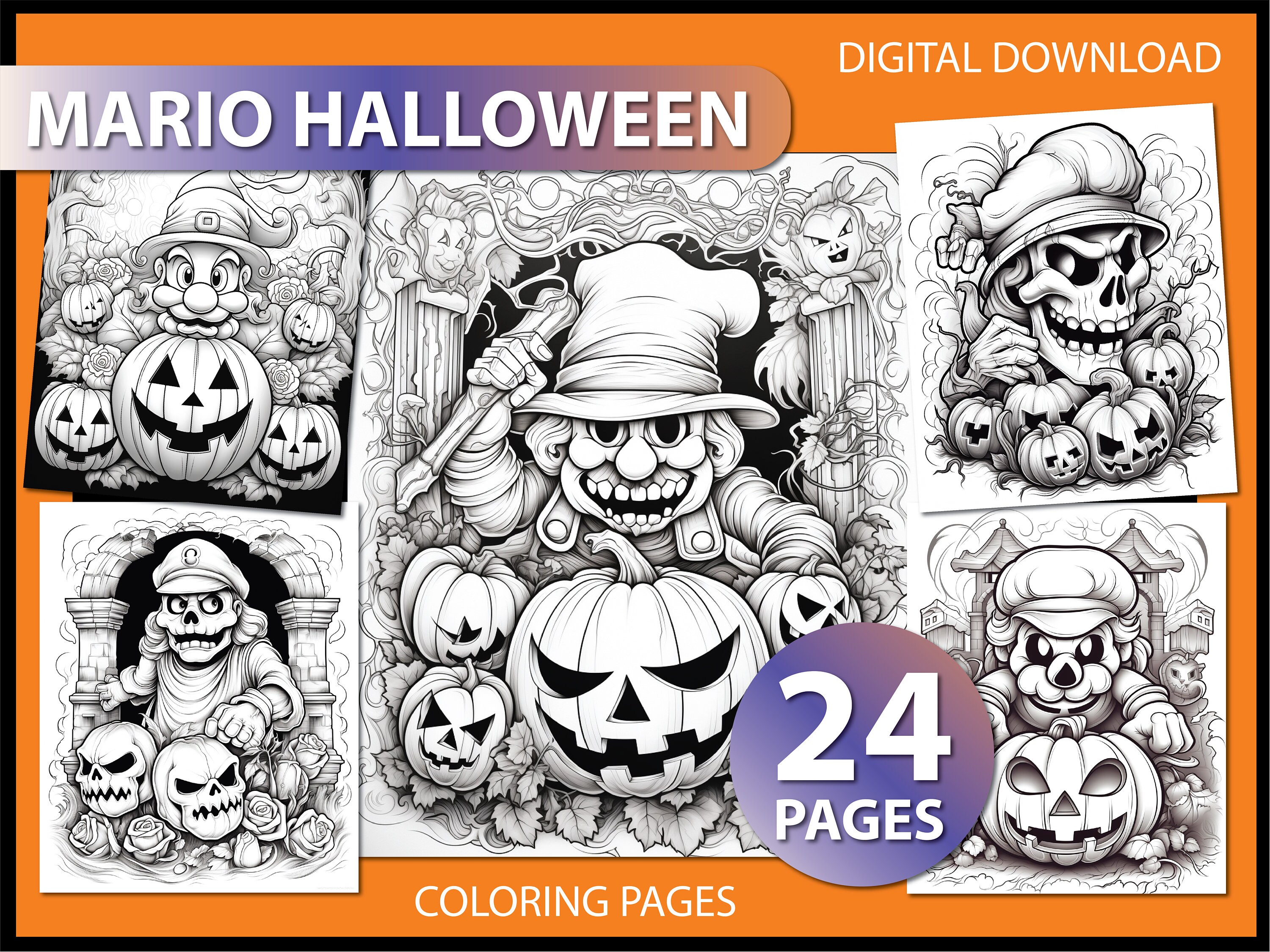 Marios halloween adventure adult coloring page coloring page adult mario coloring mario in halloween halloween coloring page