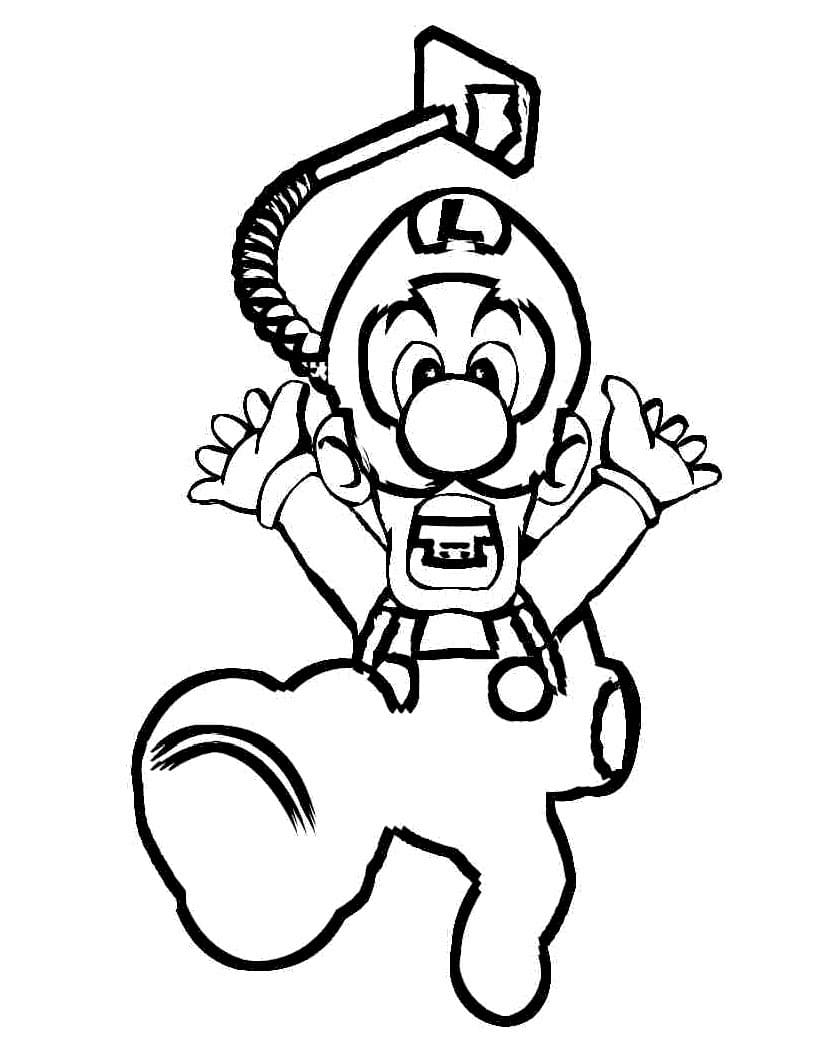 Luigi coloring pages best images free printable