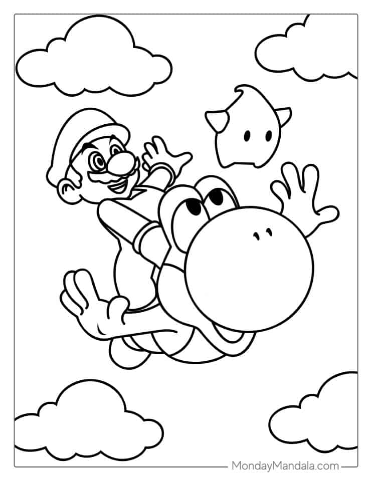 Super mario tegninger