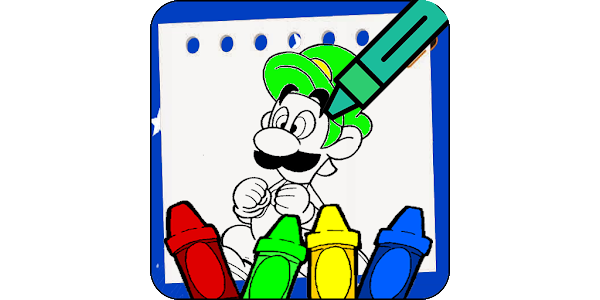 Maria and luigii coloring book â apps on