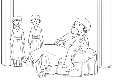 Luke story of the widow and the unjust judge coloring page free printable coloring pages