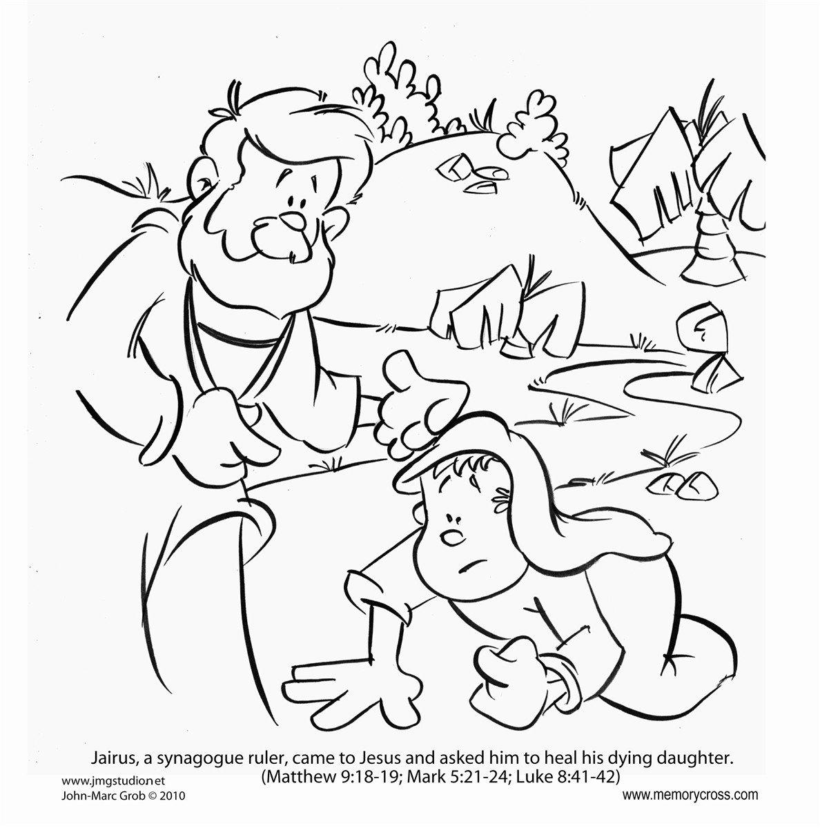 Jesus raises jairuss daughter from the dead card â