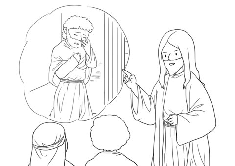 Luke two prayers coloring page free printable coloring pages
