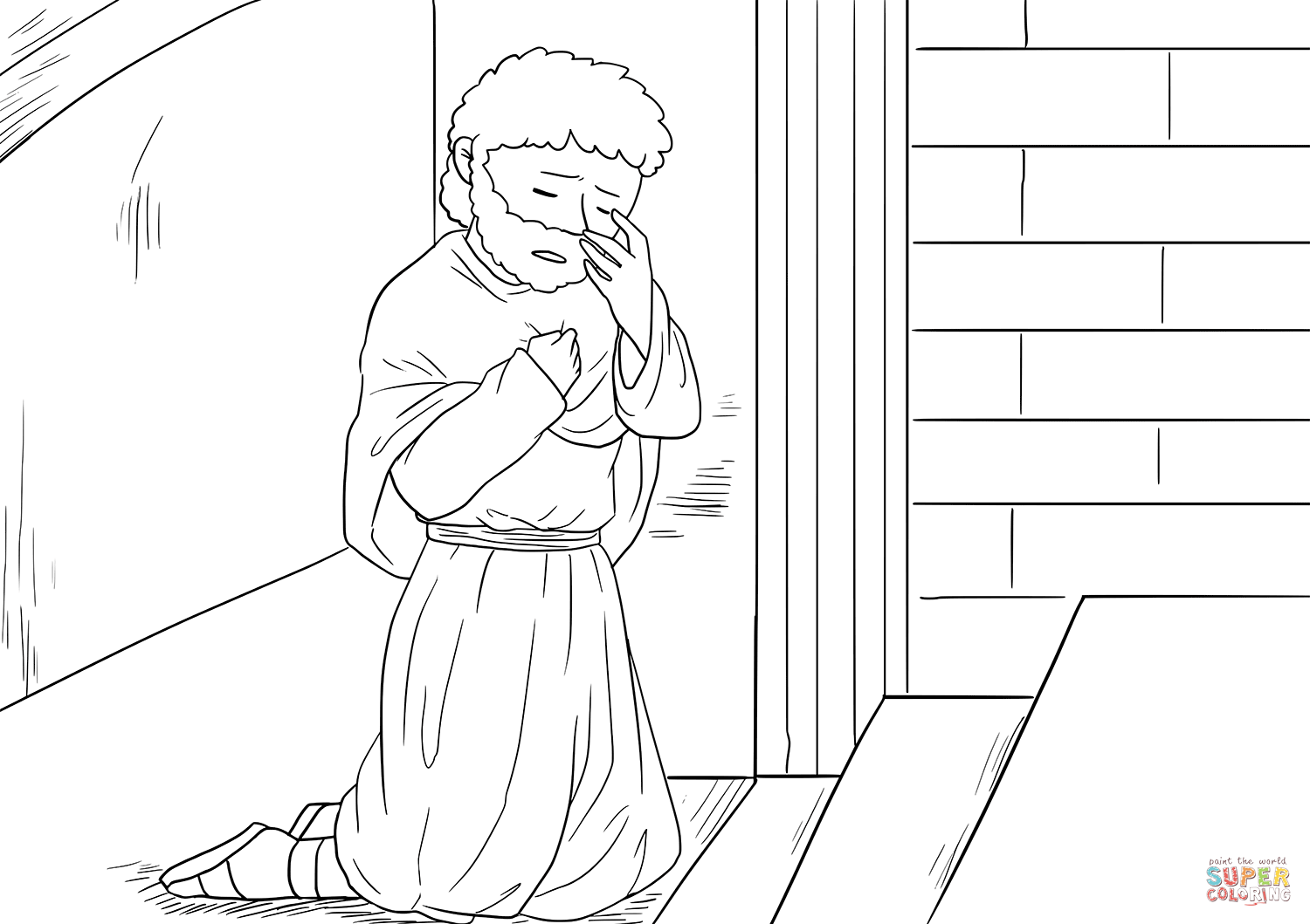 Luke two prayers coloring page free printable coloring pages