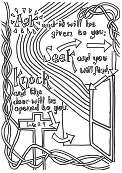 Luke coloring ask seek knock by mrfitz tpt