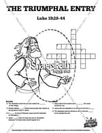 Luke the triumphal entry sunday school coloring pages â