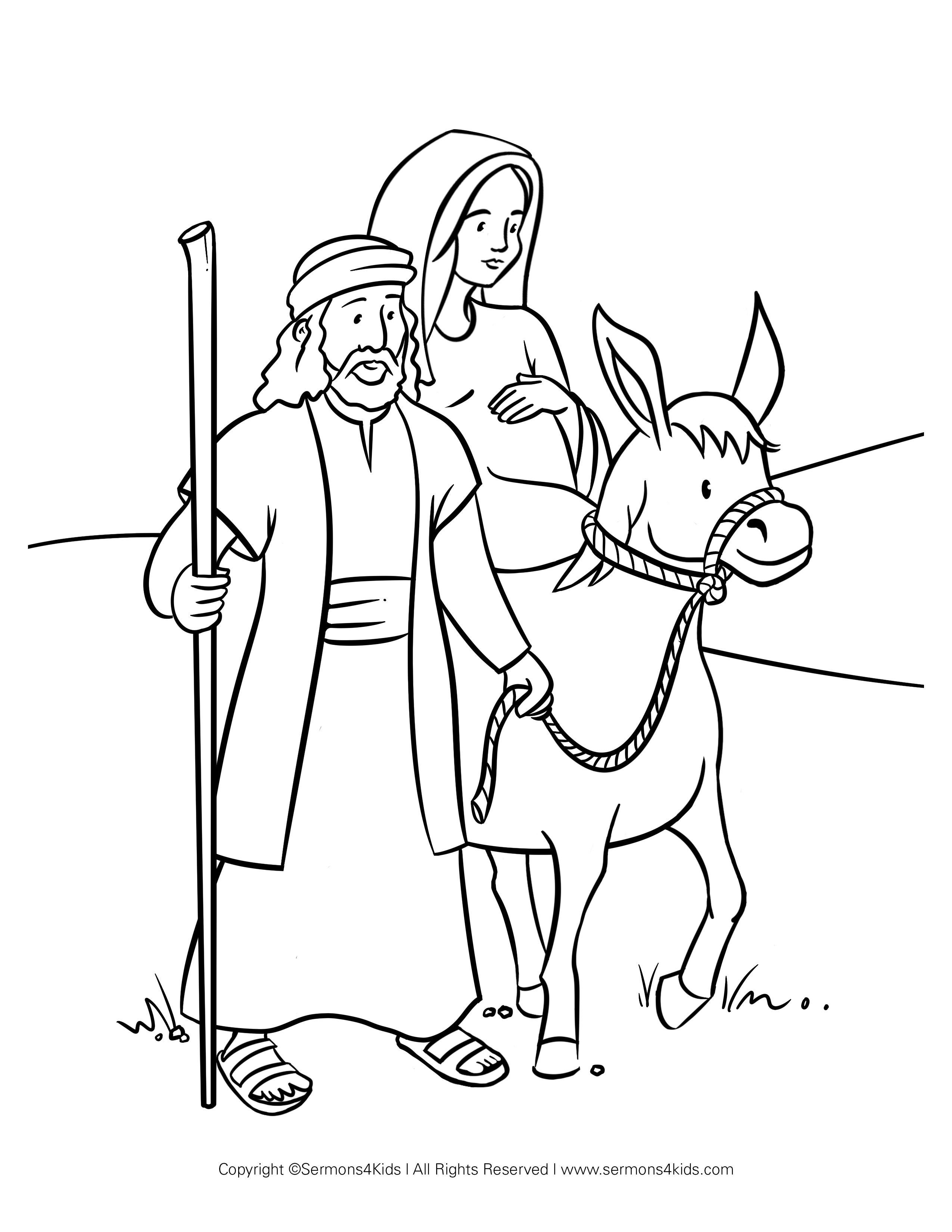 Joseph and mary travel to bethlehem childrens sermons from sermons