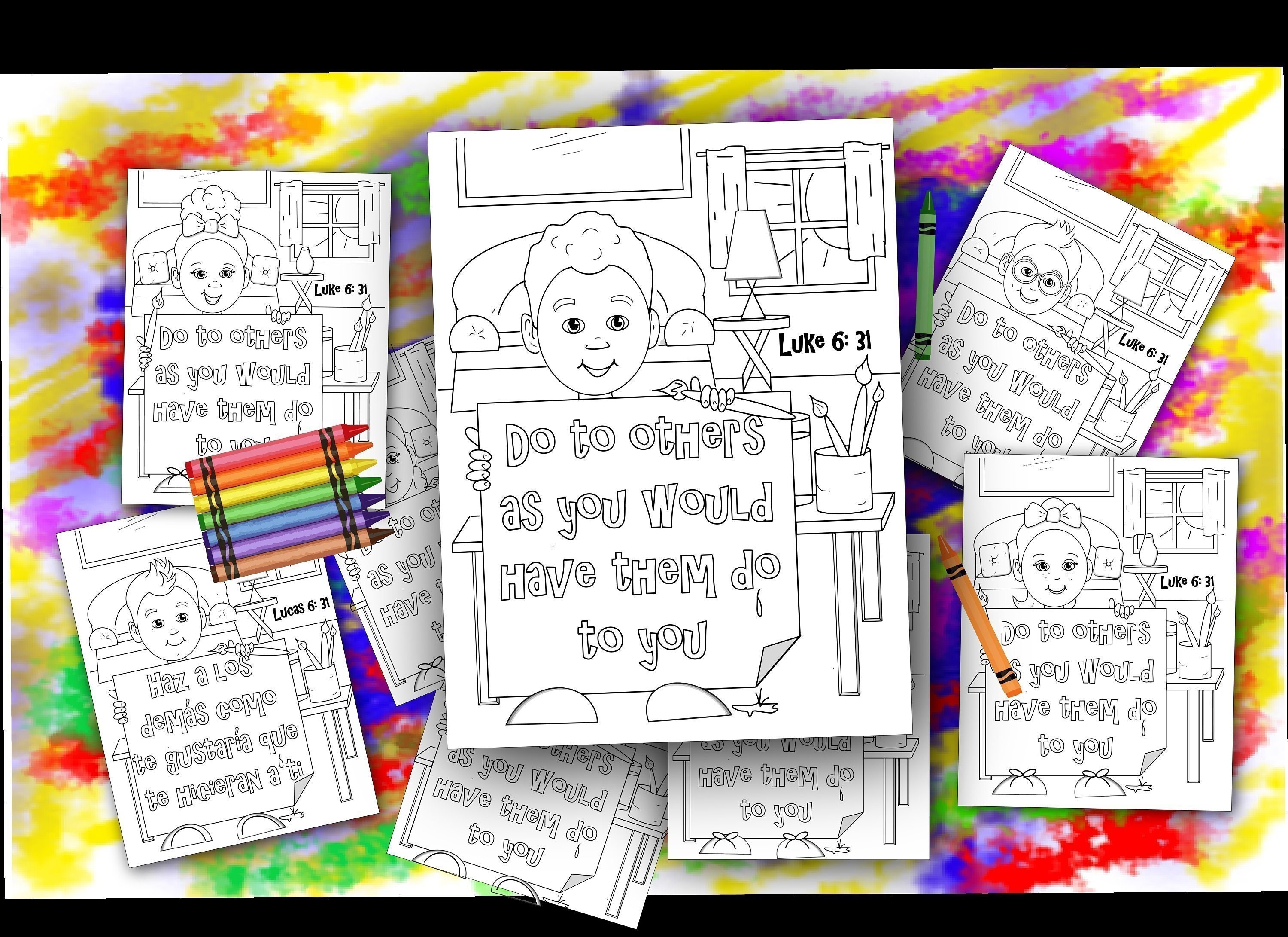 Luke little boy frankie coloring page for kids bible verse fun creative learning inspirational sayings download