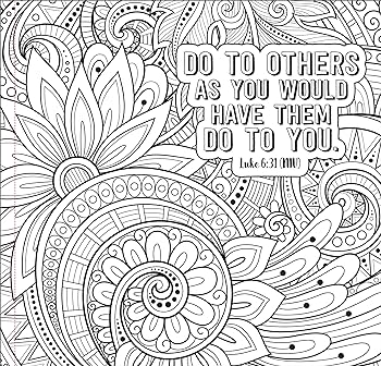 Strength and dignity coloring book stress