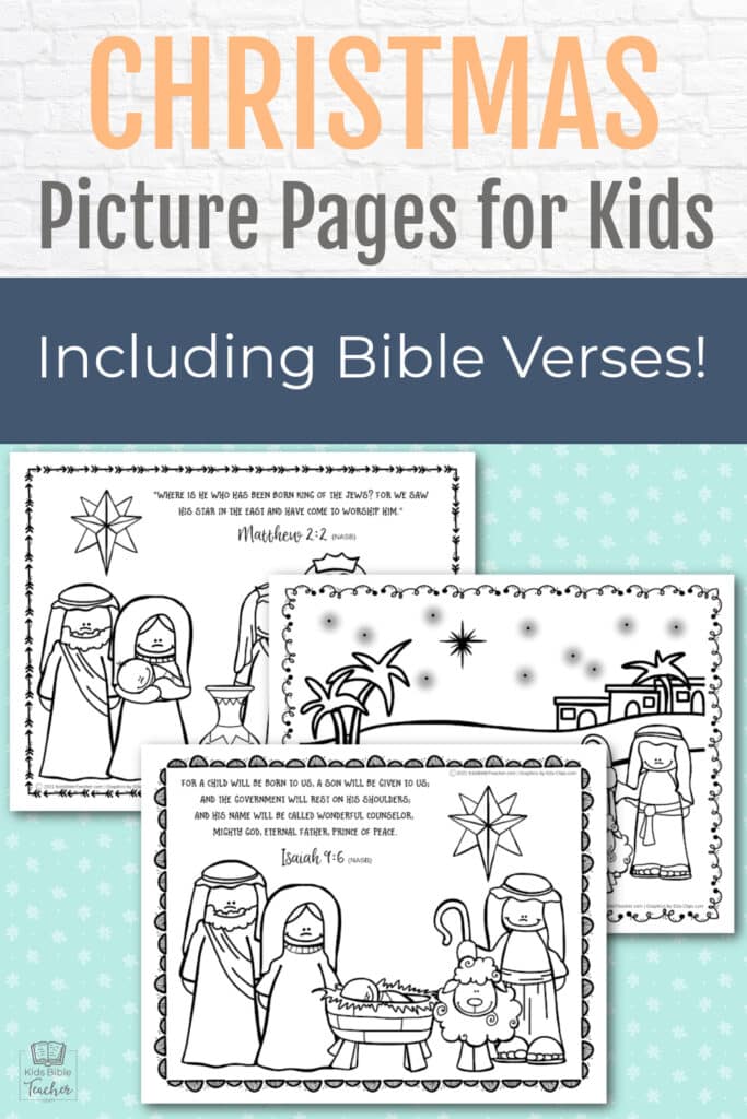 Christmas picture pages for kids