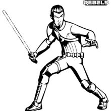 Luke skywalker coloring pages
