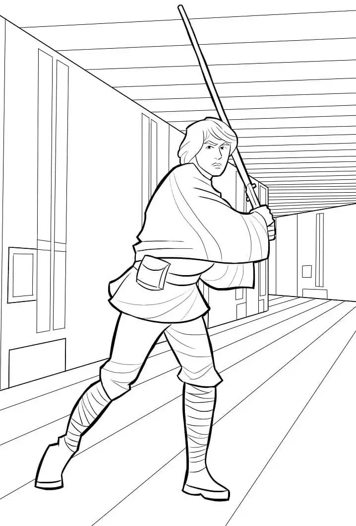 Luke skywalker malvorlagen