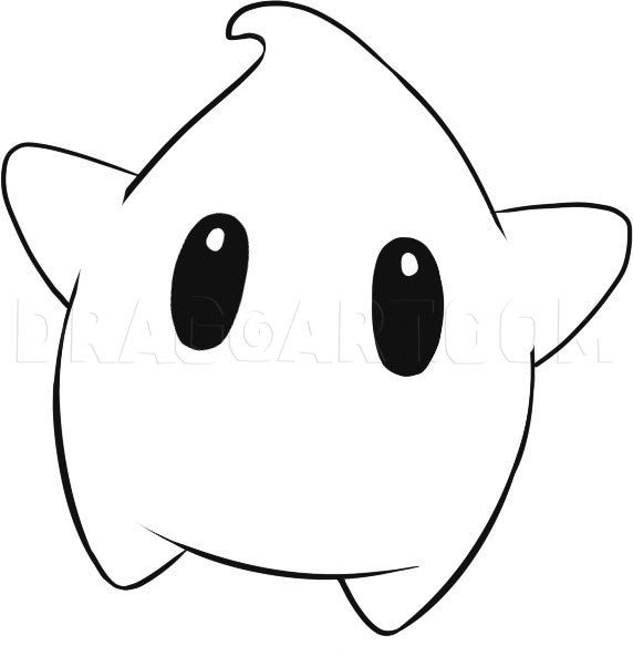 How to draw luma step by step drawing guide by dawn galaxy drawings super mario art mario art