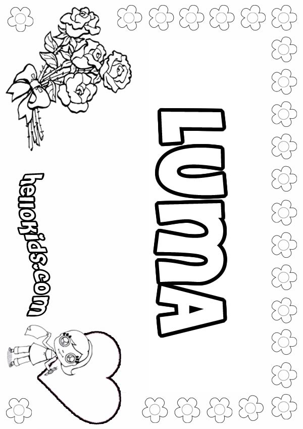 Luma coloring pages