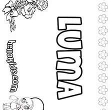 Lucy coloring pages