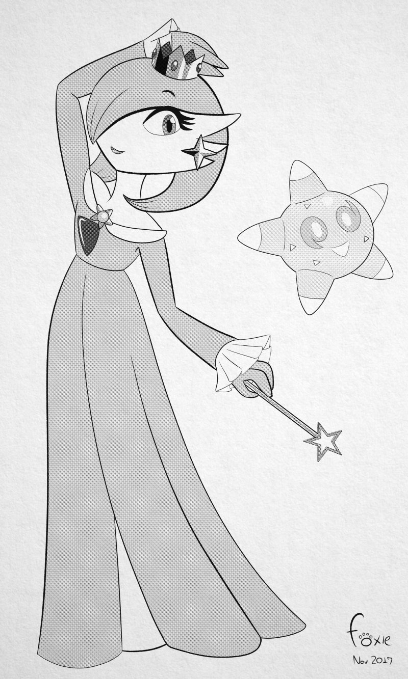 Rosalina and luma feat gardevoir and minior â