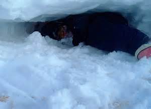 How to build a quinzhee snow structure try backyard farming