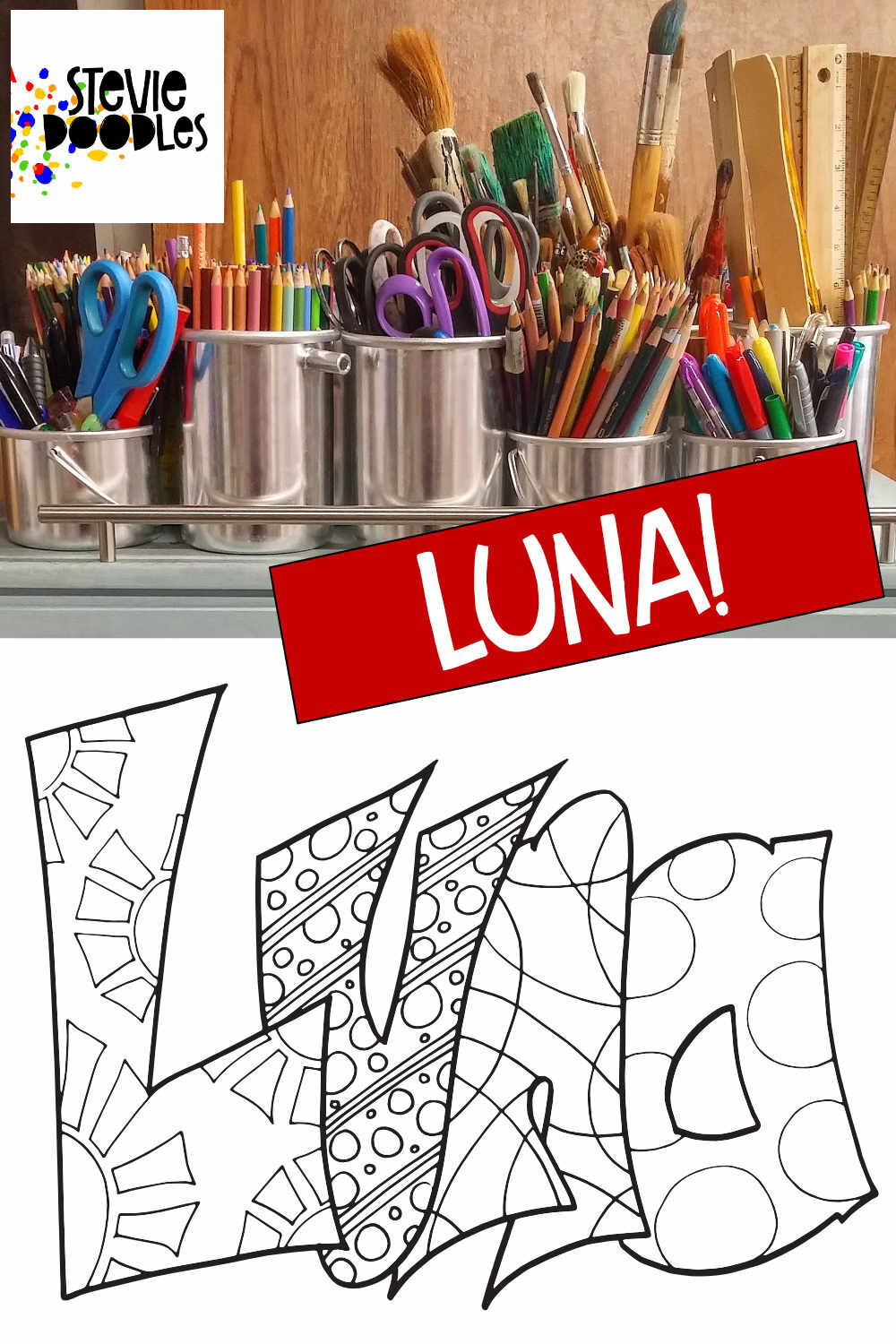 Luna coloring pages