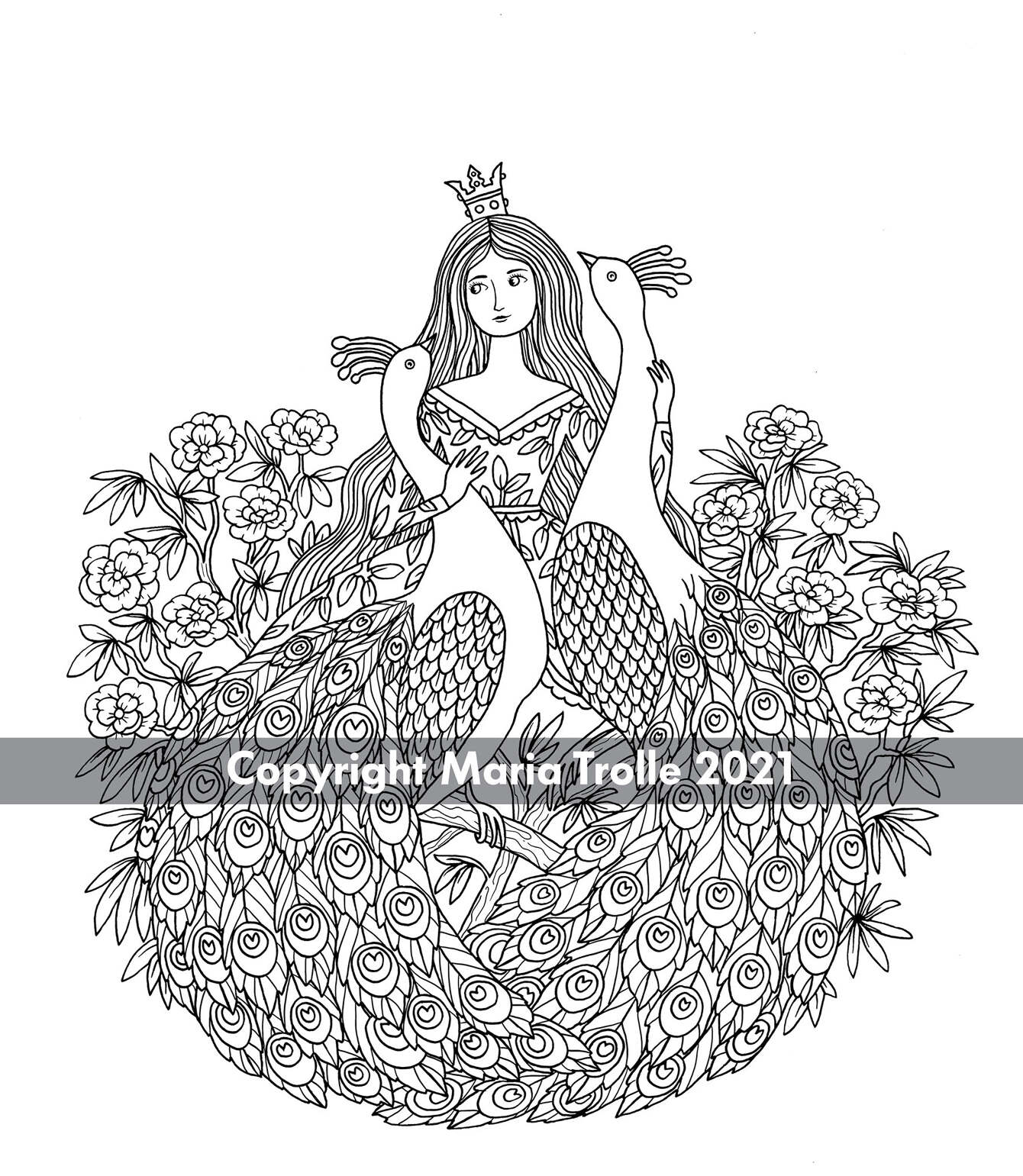 Luna coloring book