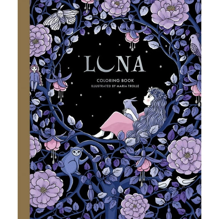 Luna coloring book hardcover