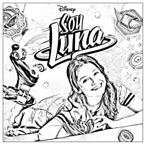 Free soy luna coloring pages to color