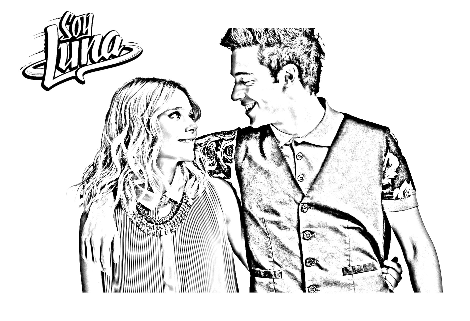 Soy luna coloring pages for kids