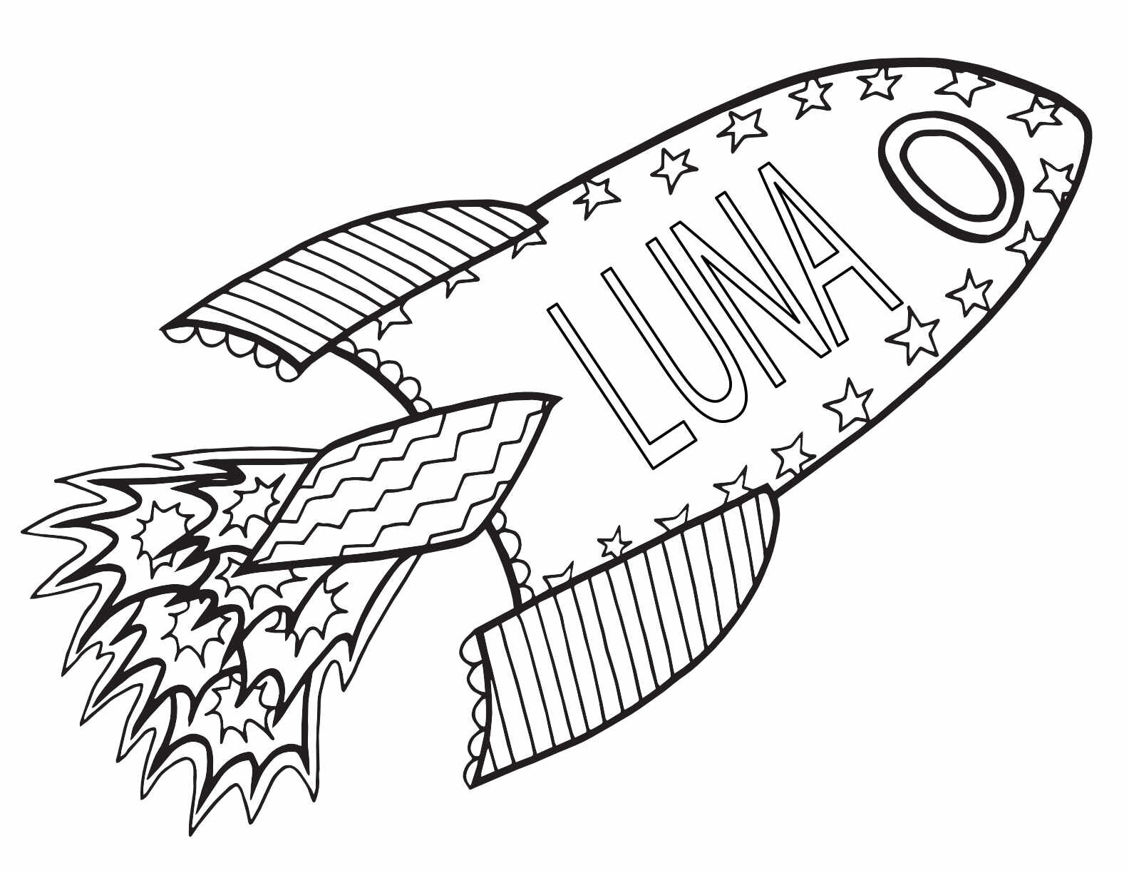 Luna coloring pages