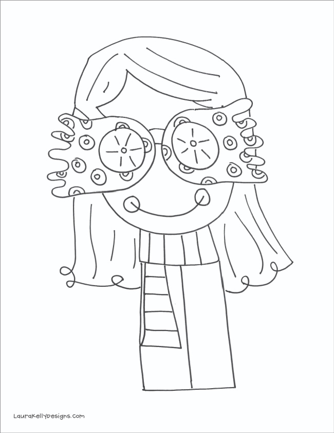 Luna lovegood coloring page and facts