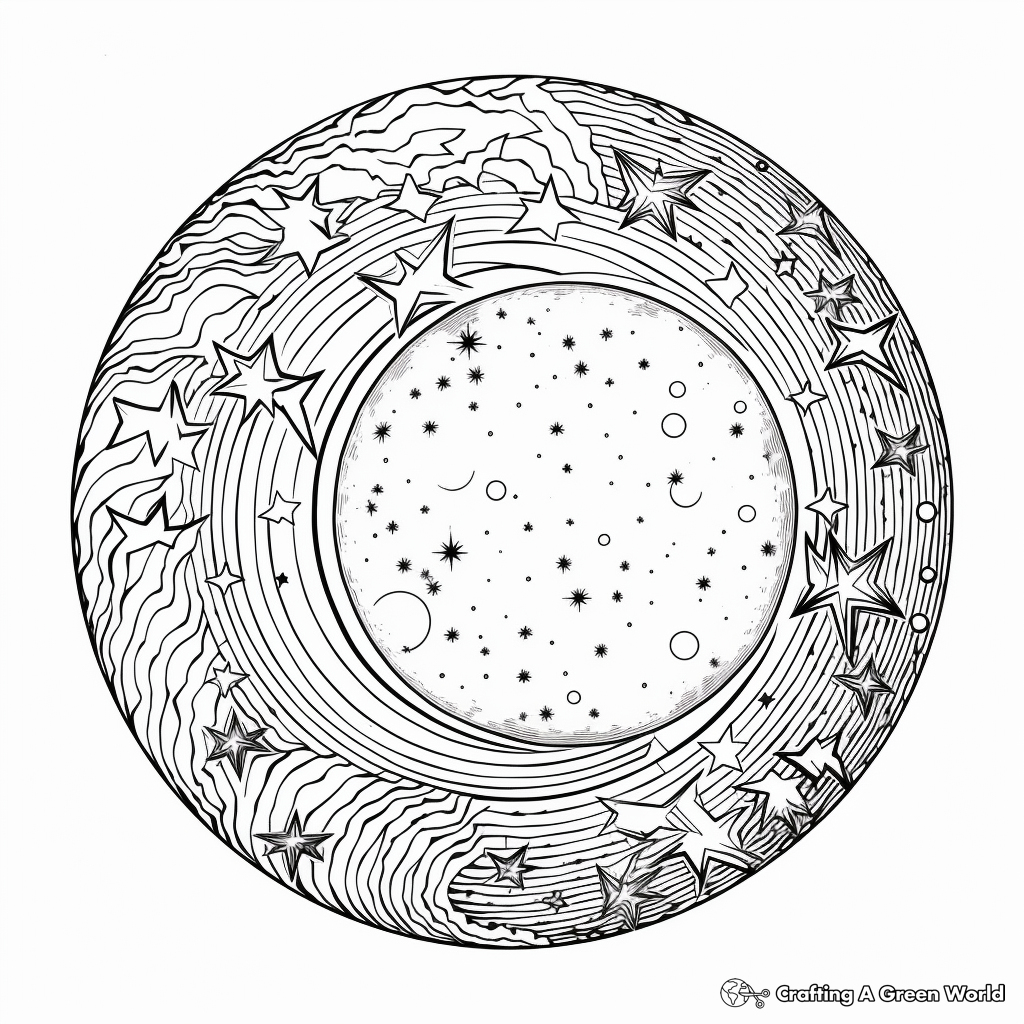 Full moon coloring pages