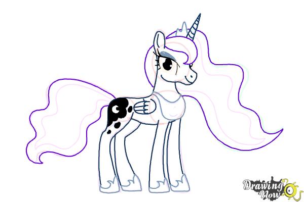 How to draw princess luna from my little pony friendship is magic