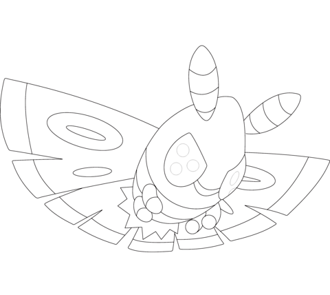 Dustox coloring page free printable coloring pages