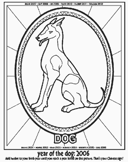 Lunar new year free coloring pages