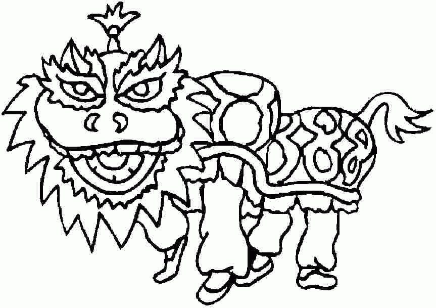Chinese new year coloring pages printable for free download