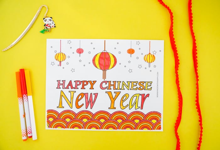 Happy chinese new year activities for kids